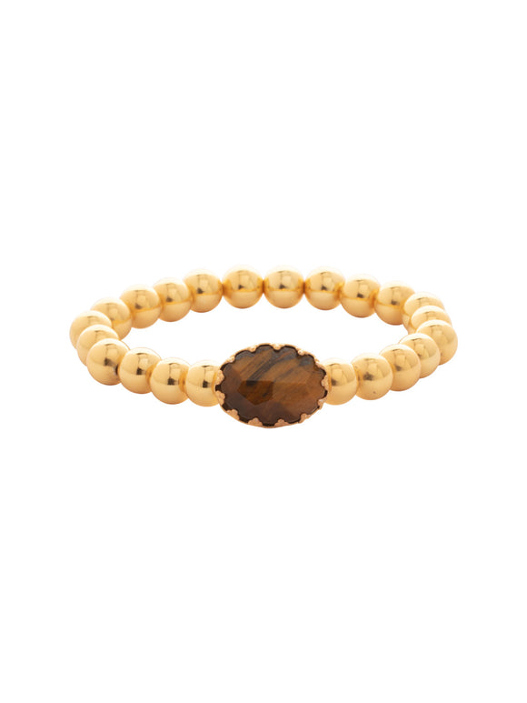 Sorrelli Maple Syrup Brie Stretch Bracelet