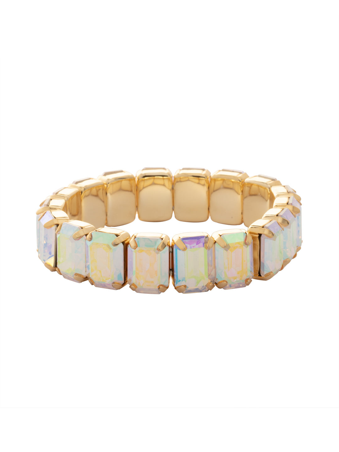 Sorrelli Crystal Aurora Borealis Everyday Emerald Stretch Bracelet