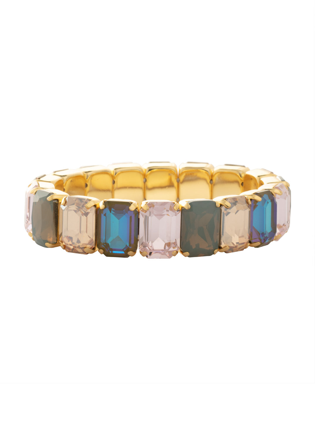 Sorrelli Chai Latte Everyday Emerald Stretch Bracelet