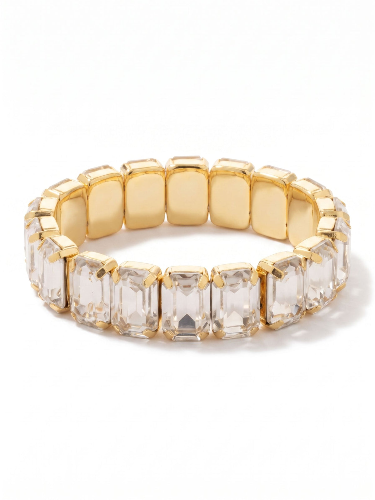 Sorrelli Crystal Everyday Emerald Stretch Bracelet
