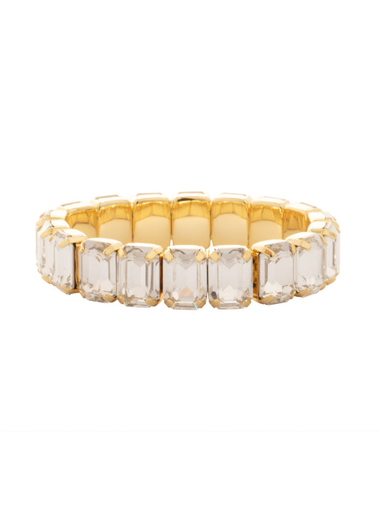 Sorrelli Crystal Everyday Emerald Stretch Bracelet