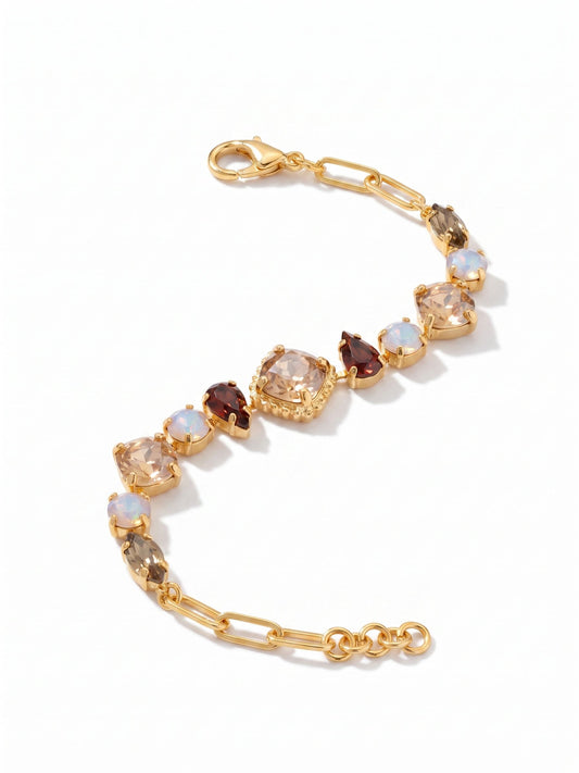 Sorrelli Honey Bourbon Izzy Tennis Bracelet