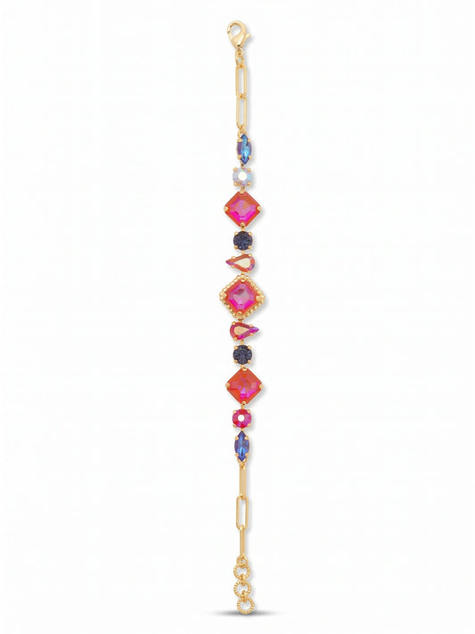 Sorrelli Red Velvet Izzy Tennis Bracelet