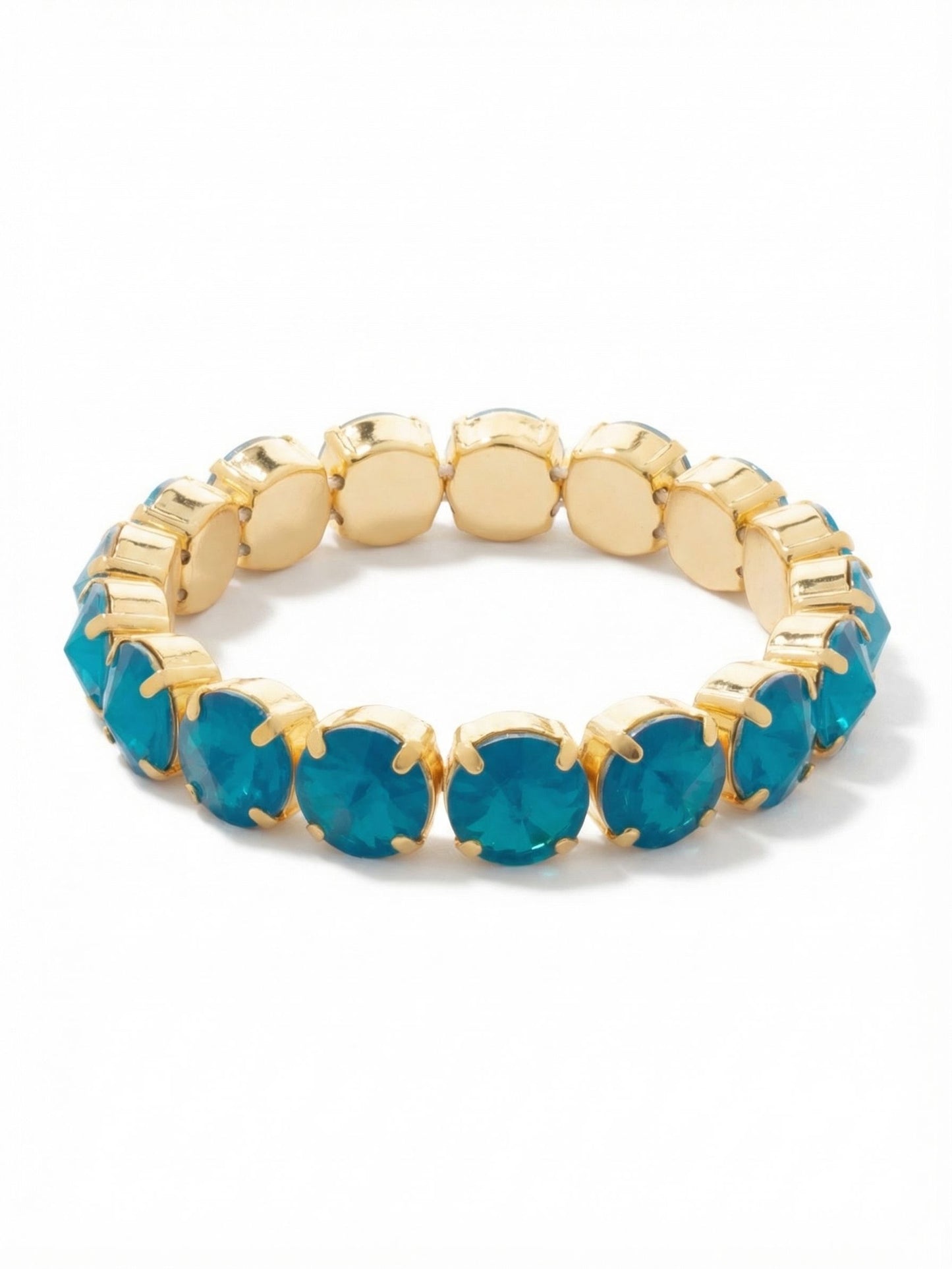 Sorrelli Caribbean Blue Opal London Stretch Bracelet