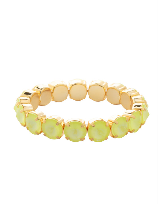 Sorrelli Electric Yellow London Stretch Bracelet