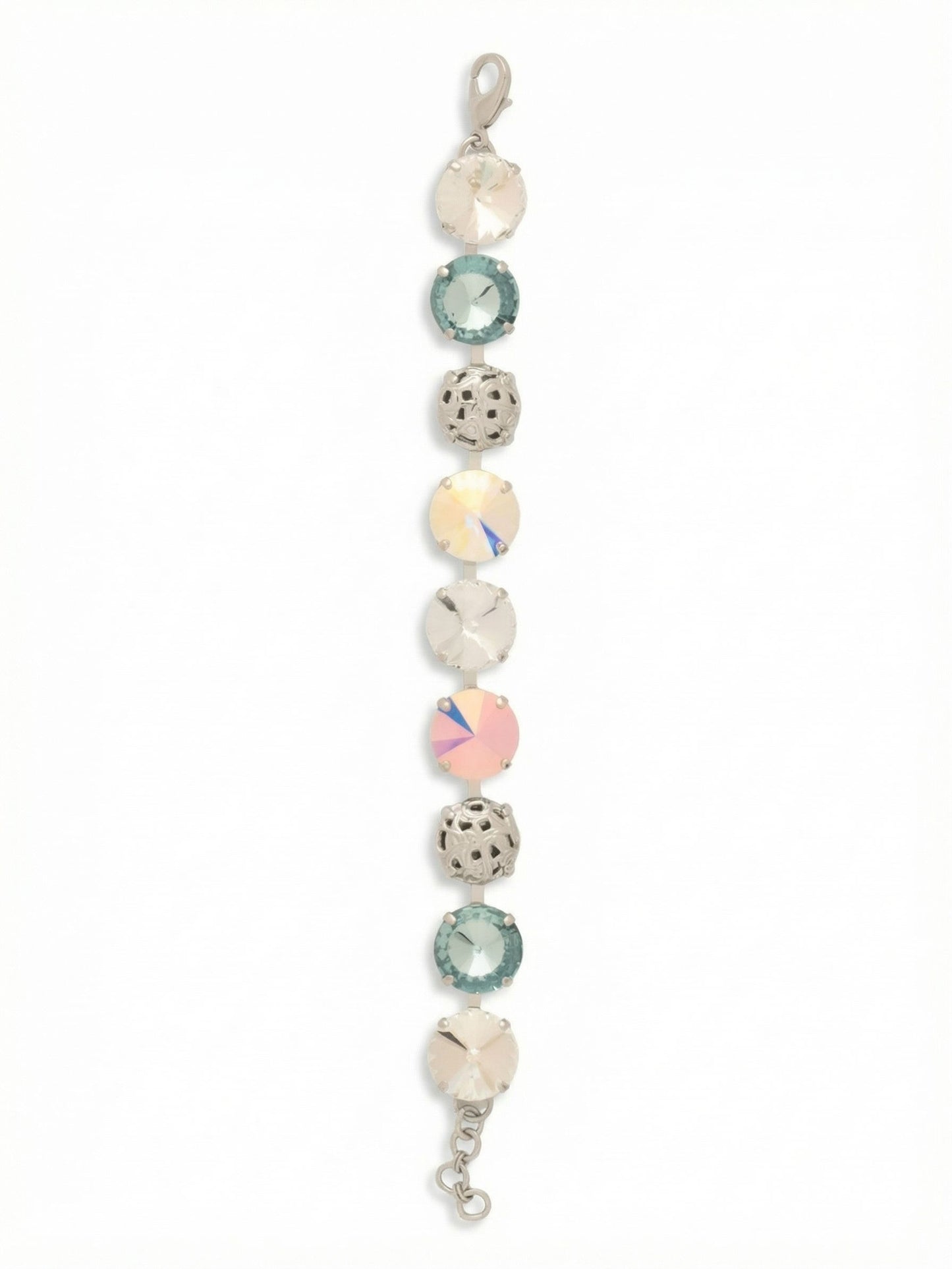 Sorrelli Rainbow Quartz Clementine Tennis Bracelet
