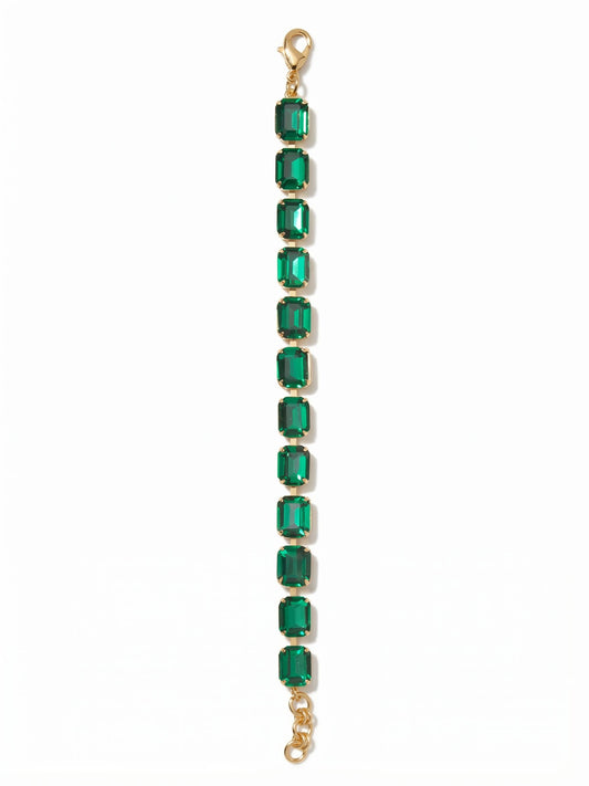Sorrelli Emerald Octavia Repeating Tennis Bracelet