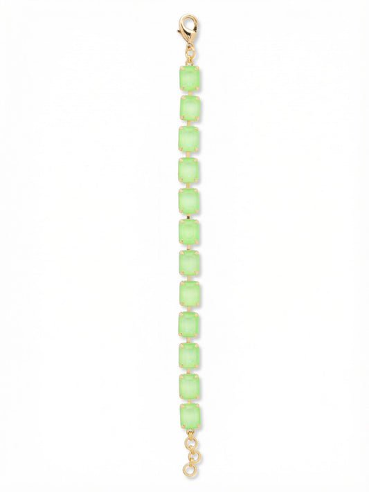 Sorrelli Electric Green Octavia Repeating Tennis Bracelet