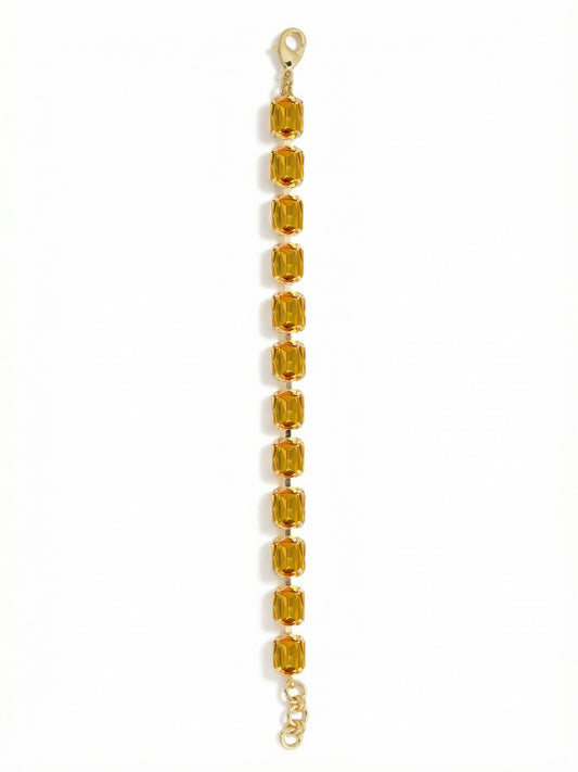 Sorrelli Light Topaz Octavia Repeating Tennis Bracelet