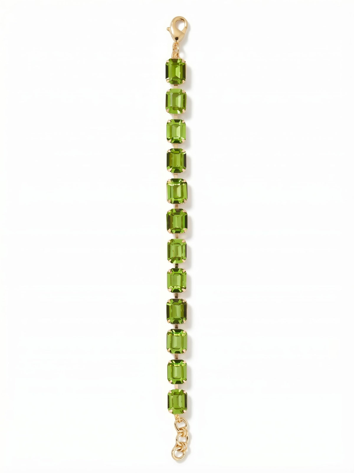 Sorrelli Peridot Octavia Repeating Tennis Bracelet