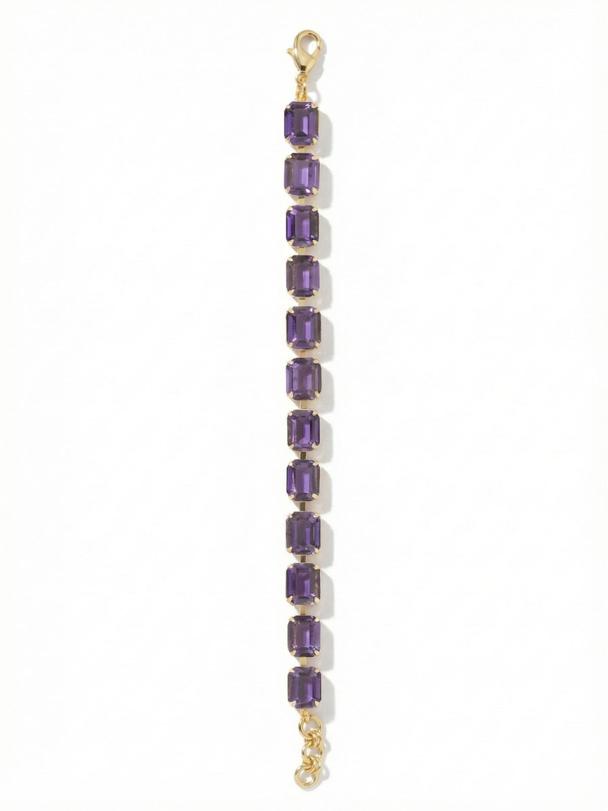 Sorrelli Purple Velvet Octavia Repeating Tennis Bracelet