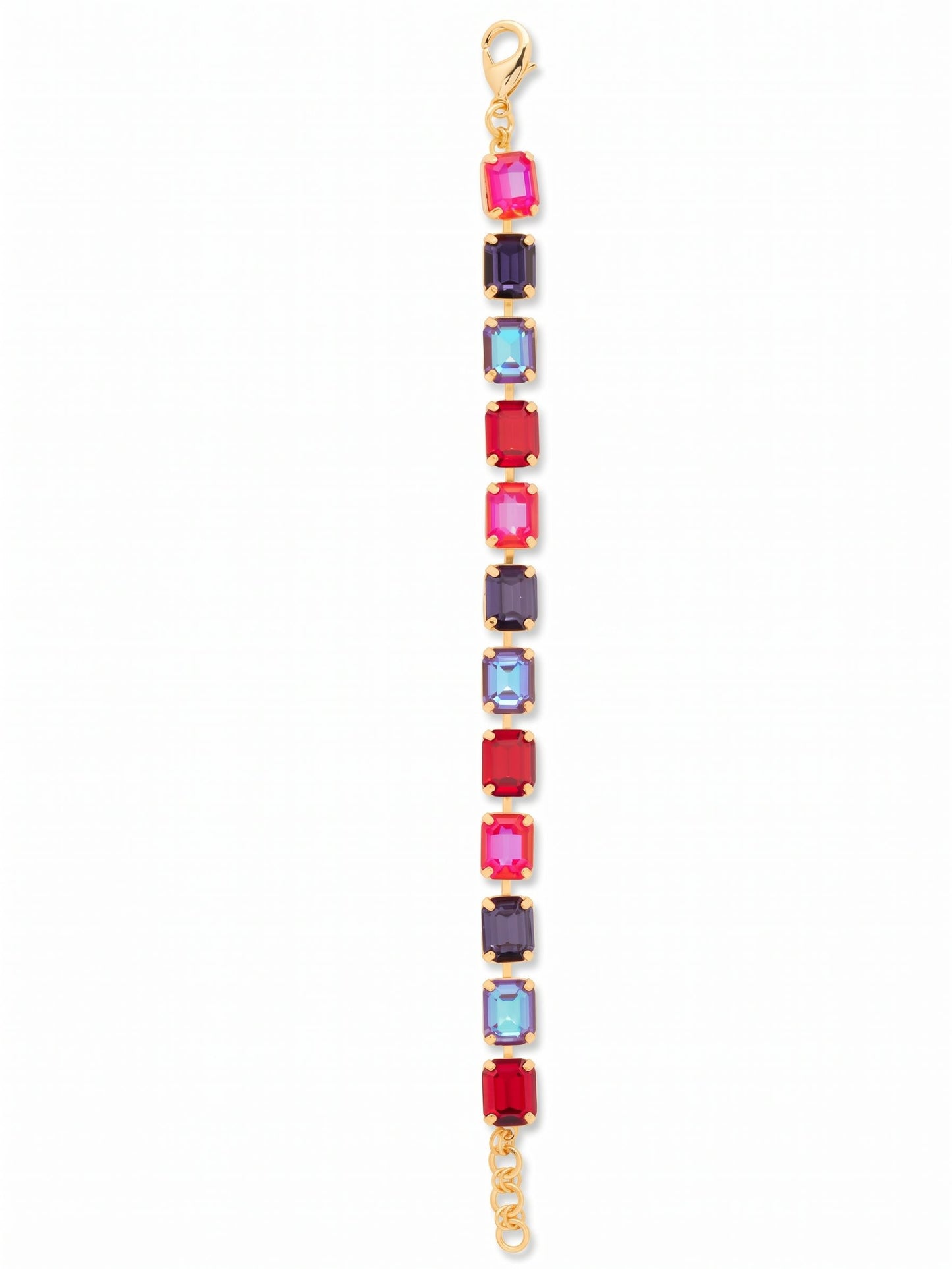 Sorrelli Red Velvet Octavia Repeating Tennis Bracelet
