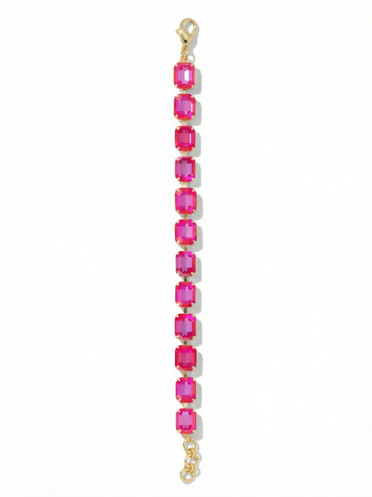 Sorrelli Royal Red Delite Octavia Repeating Tennis Bracelet