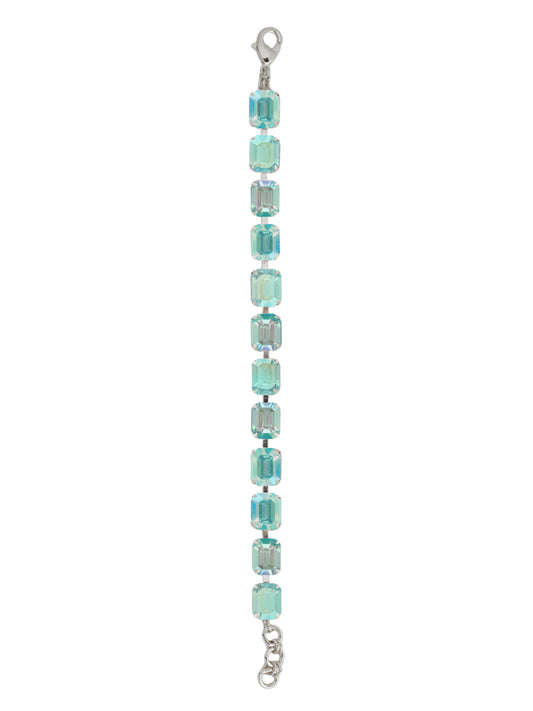 Sorrelli Aqua Aurora Borealis Octavia Repeating Tennis Bracelet