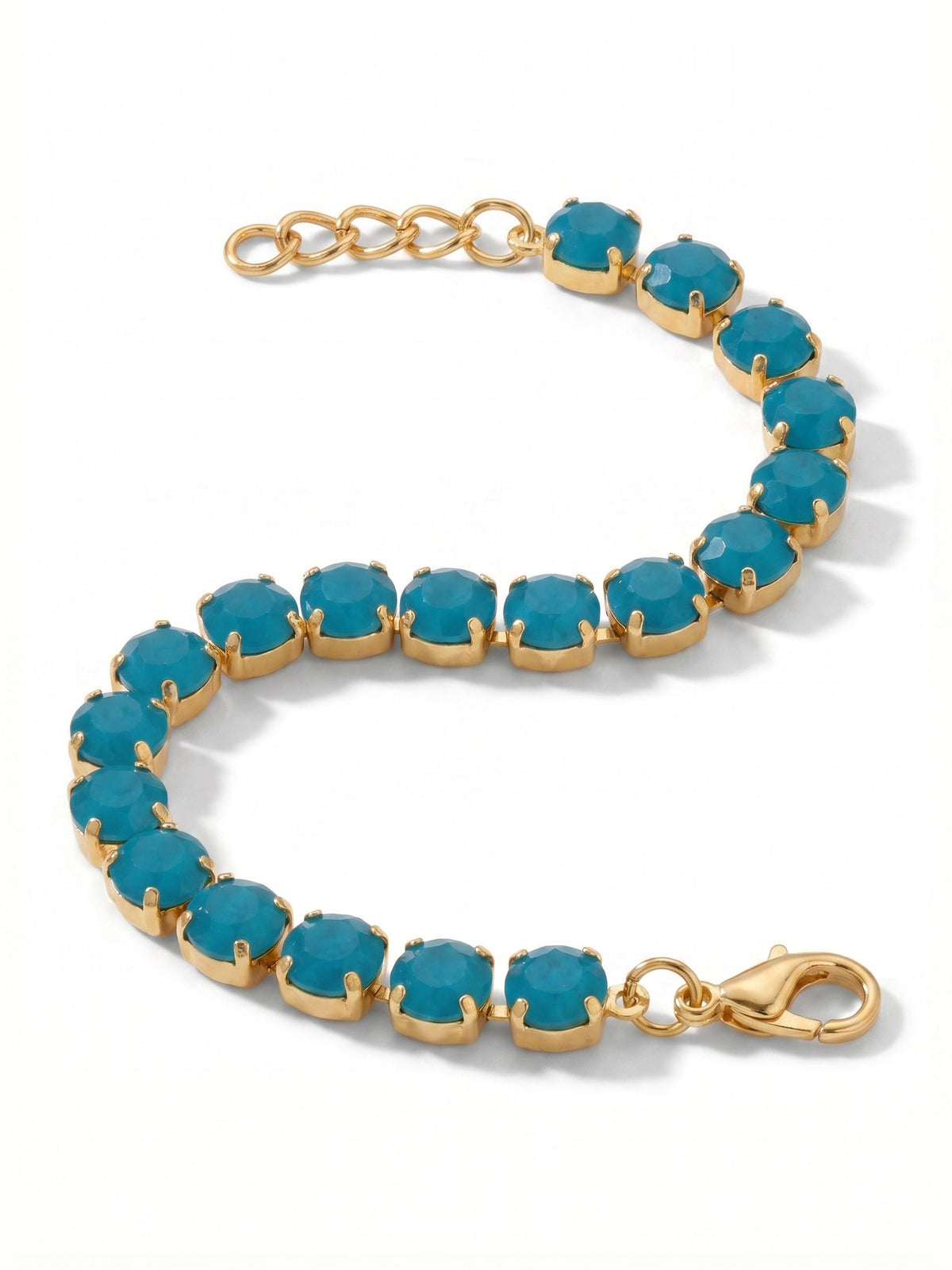 Sorrelli Caribbean Blue Opal Sienna Tennis Bracelet