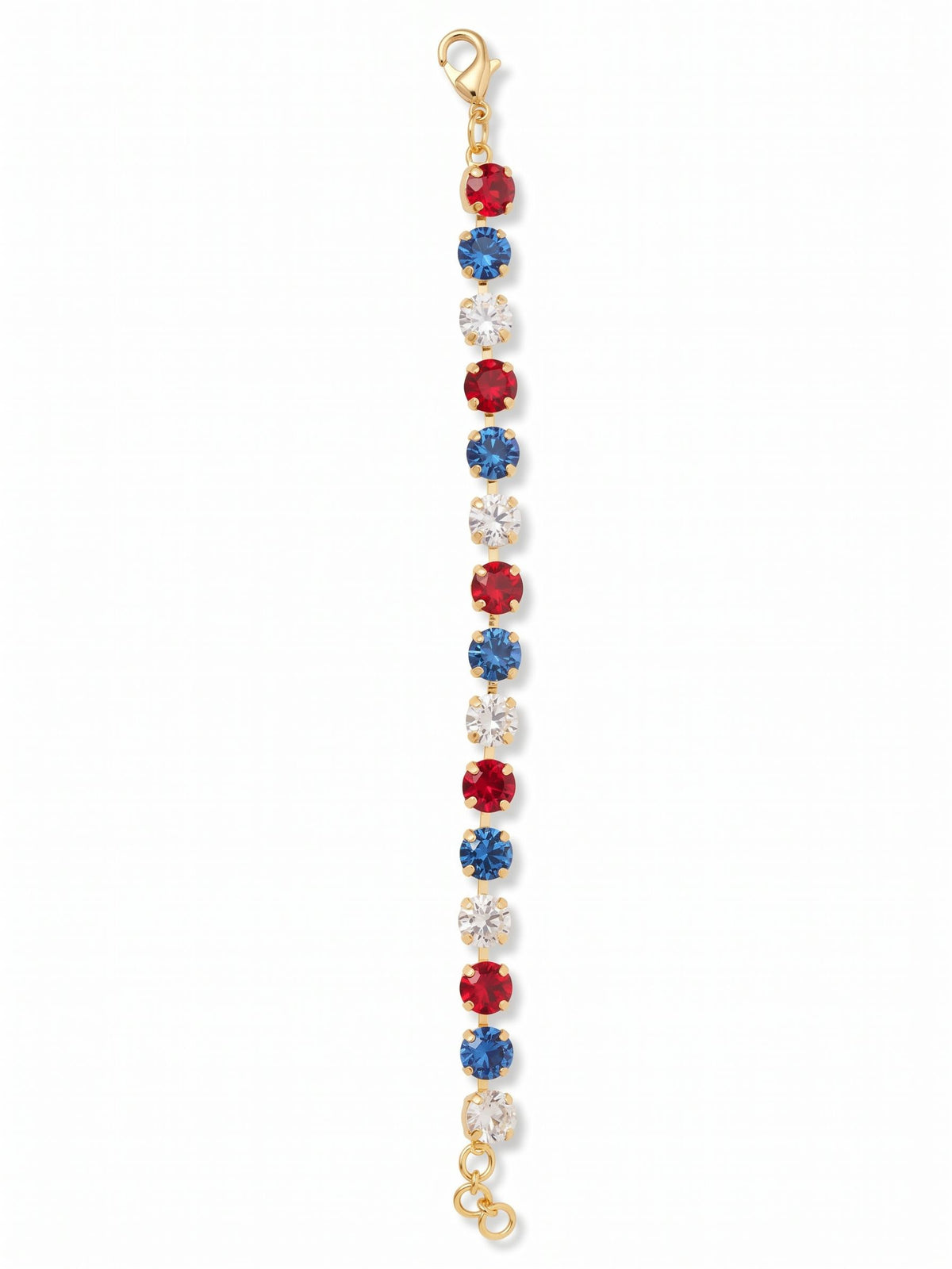 Sorrelli Stars and Stripes Sienna Tennis Bracelet