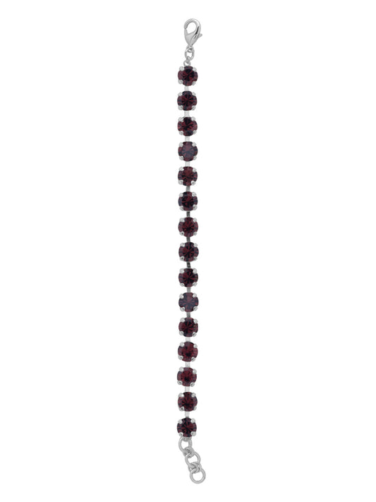 Sorrelli Burgundy Sienna Tennis Bracelet
