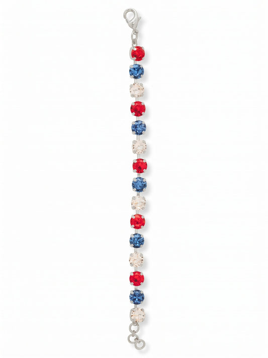 Sorrelli Stars and Stripes Sienna Tennis Bracelet