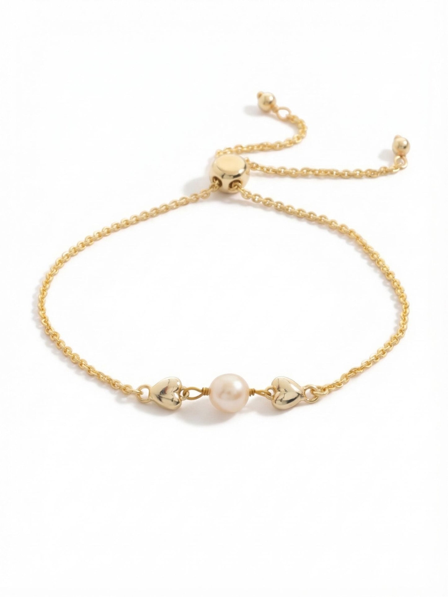 Sorrelli Modern Pearl Eternity Slider Bracelet