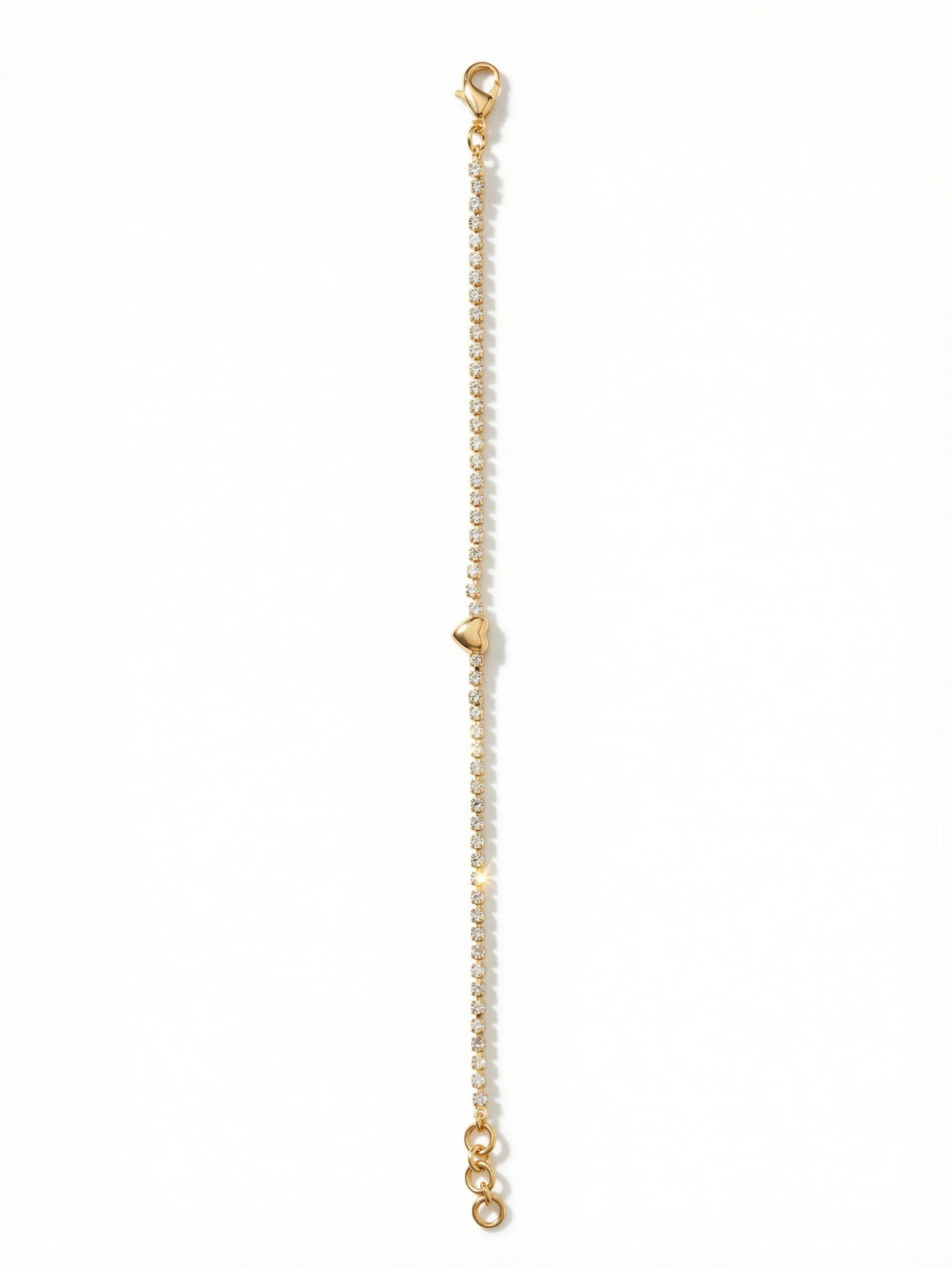 Sorrelli Crystal Mini Marnie Heart Tennis Bracelet