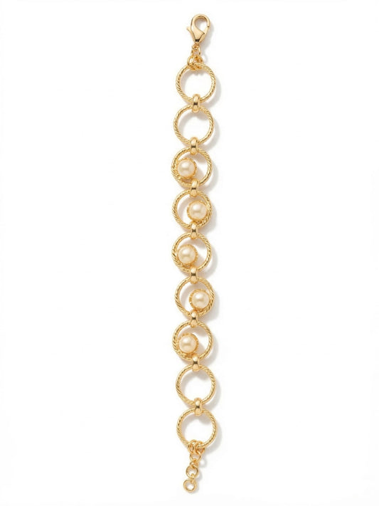 Sorrelli Modern Pearl Odessa Tennis Bracelet
