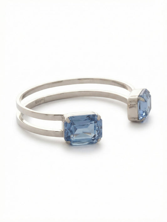 Sorrelli Light Sapphire Brynn Adjustable Cuff Bracelet