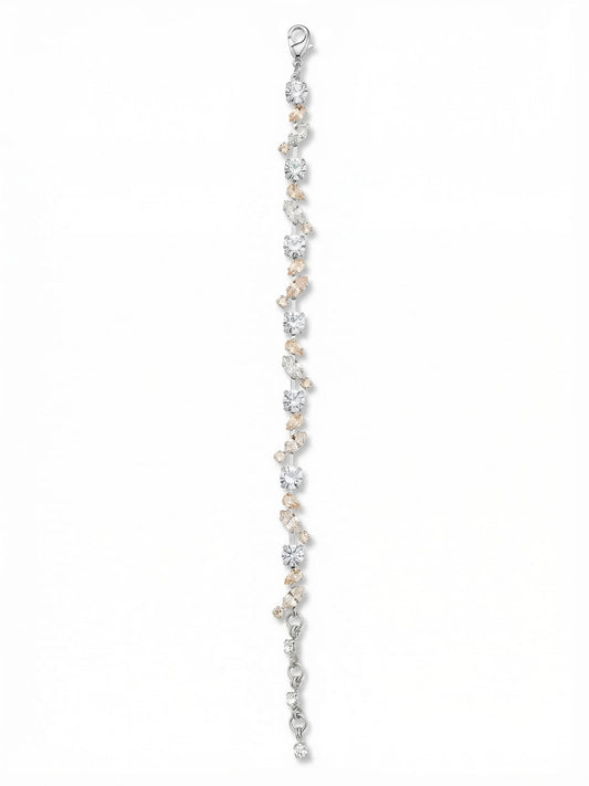 Sorrelli Crystal Lace Daphne Tennis Bracelet