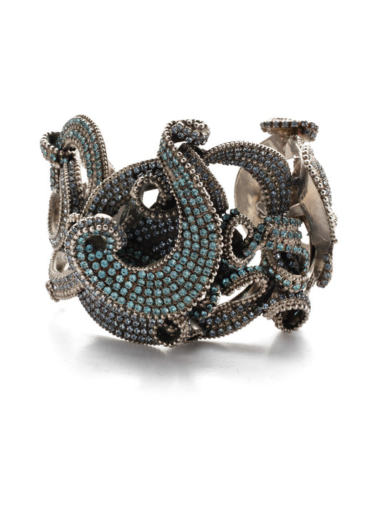 Sorrelli Aquamarine Aquatic Azure Cuff Bracelet