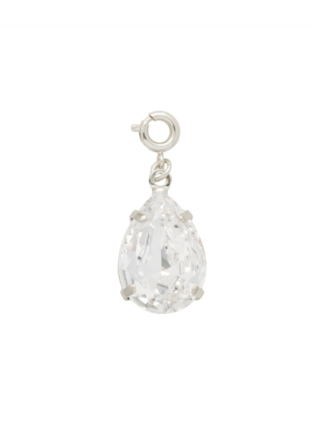 Sorrelli Crystal Pear Cut Crystal Charm
