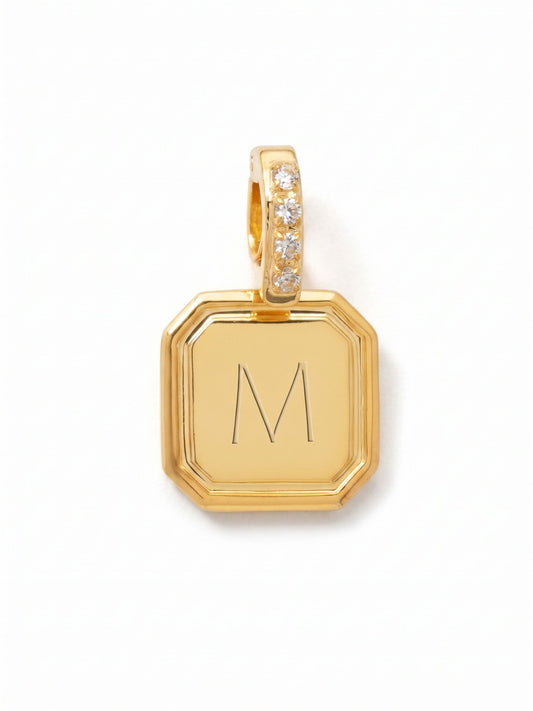 Sorrelli Crystal M Initial Charm