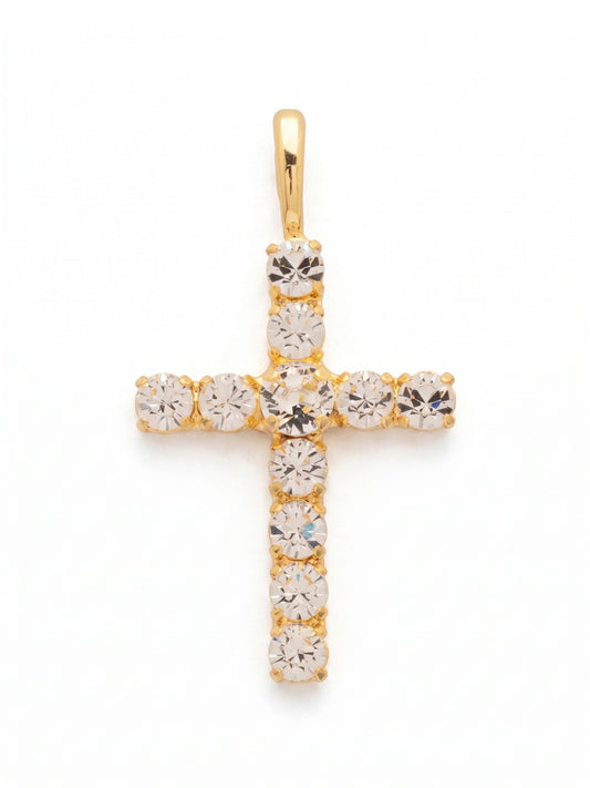 Sorrelli Crystal Crystal Cross Large Charm