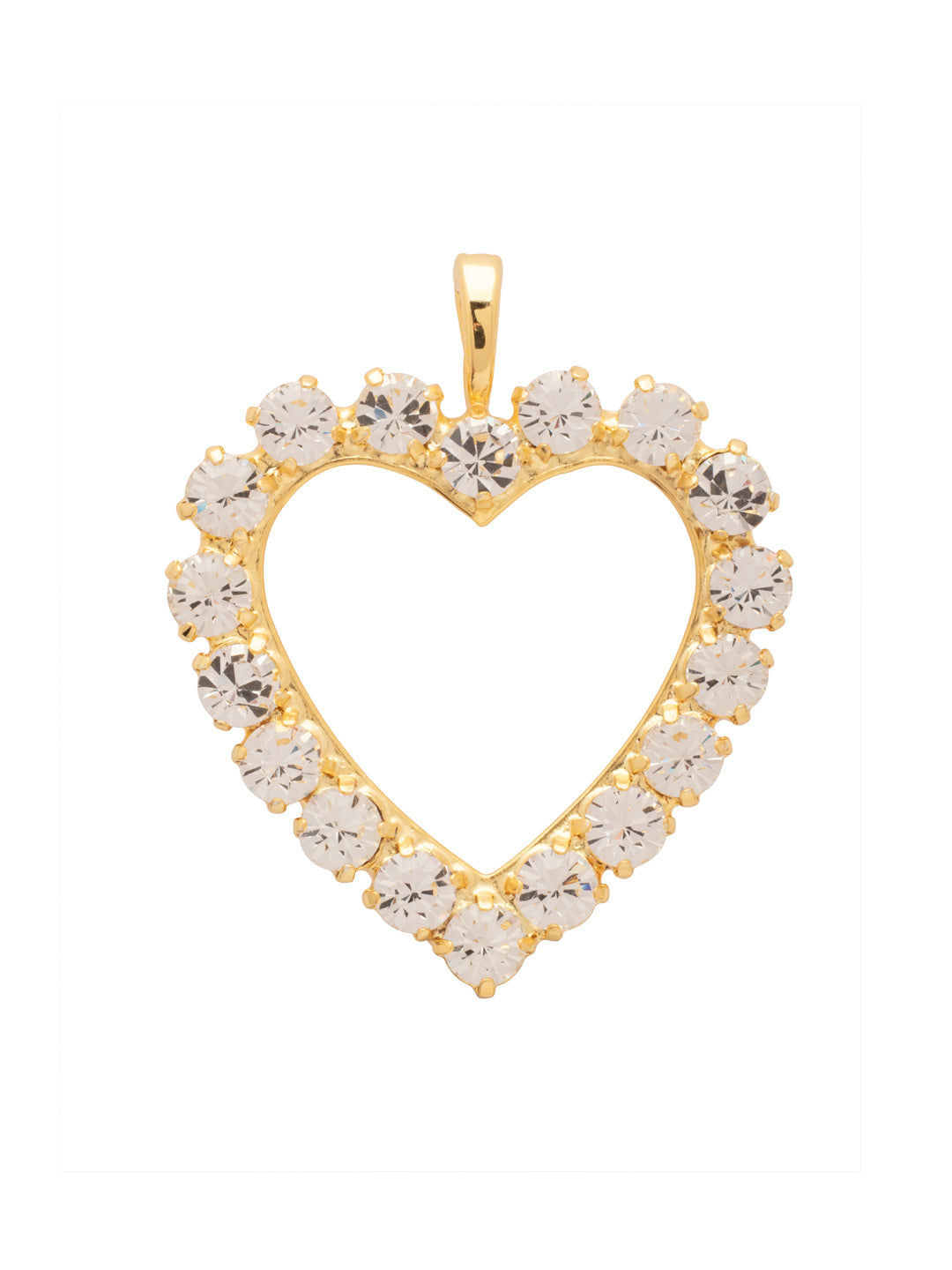 Sorrelli Crystal Crystal Heart Charm