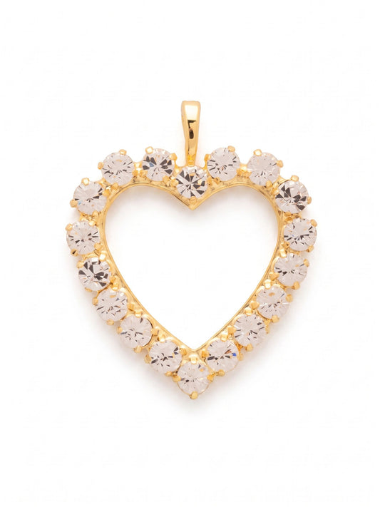 Sorrelli Crystal Crystal Heart Charm
