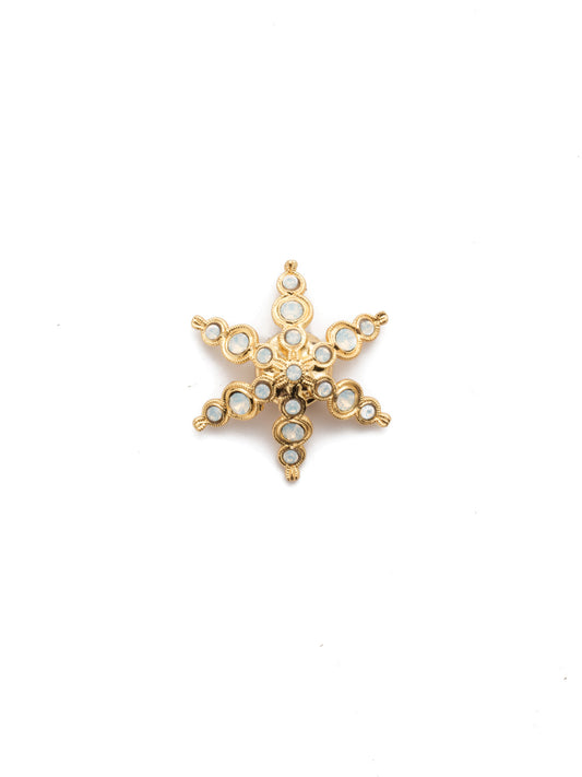 Sorrelli White Opal Lumi Mask Charm