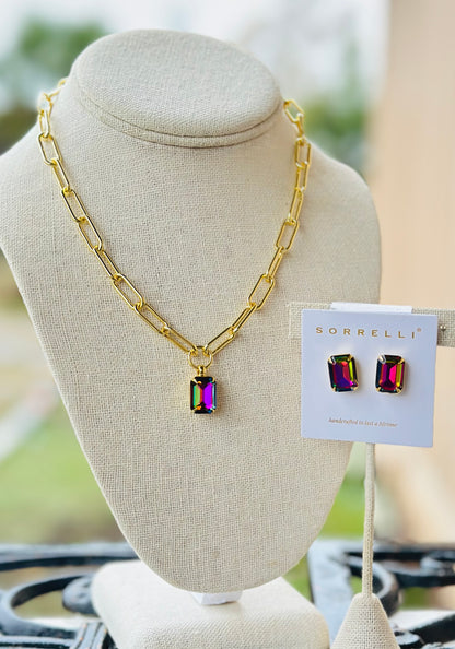 Nia Pendant Set- Volcano