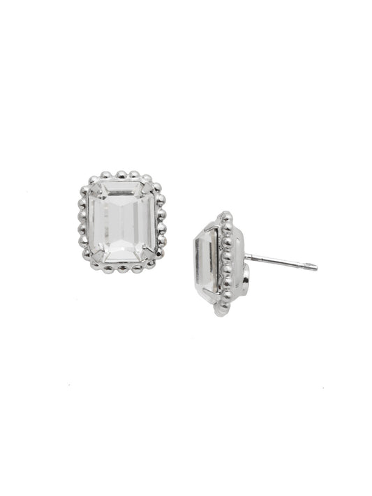 Sorrelli Crystal Octavia Scalloped Stud Earrings