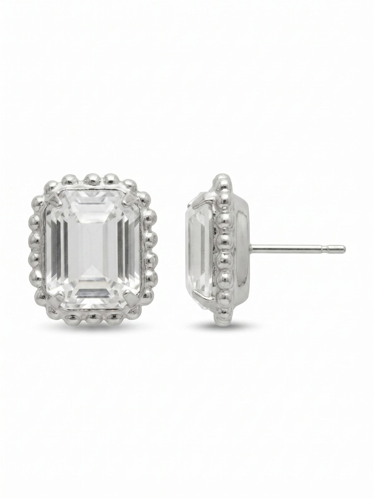 Sorrelli Crystal Octavia Scalloped Stud Earrings