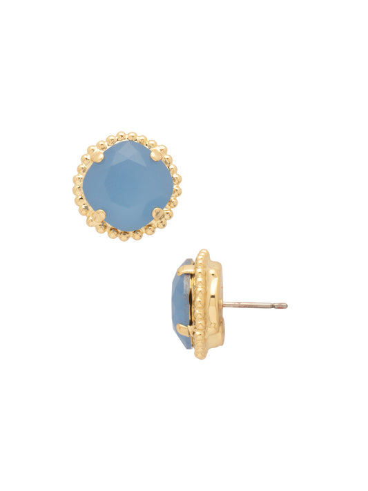 Sorrelli Cotton Candy Clouds Cushion-Cut Solitaire Stud Earrings
