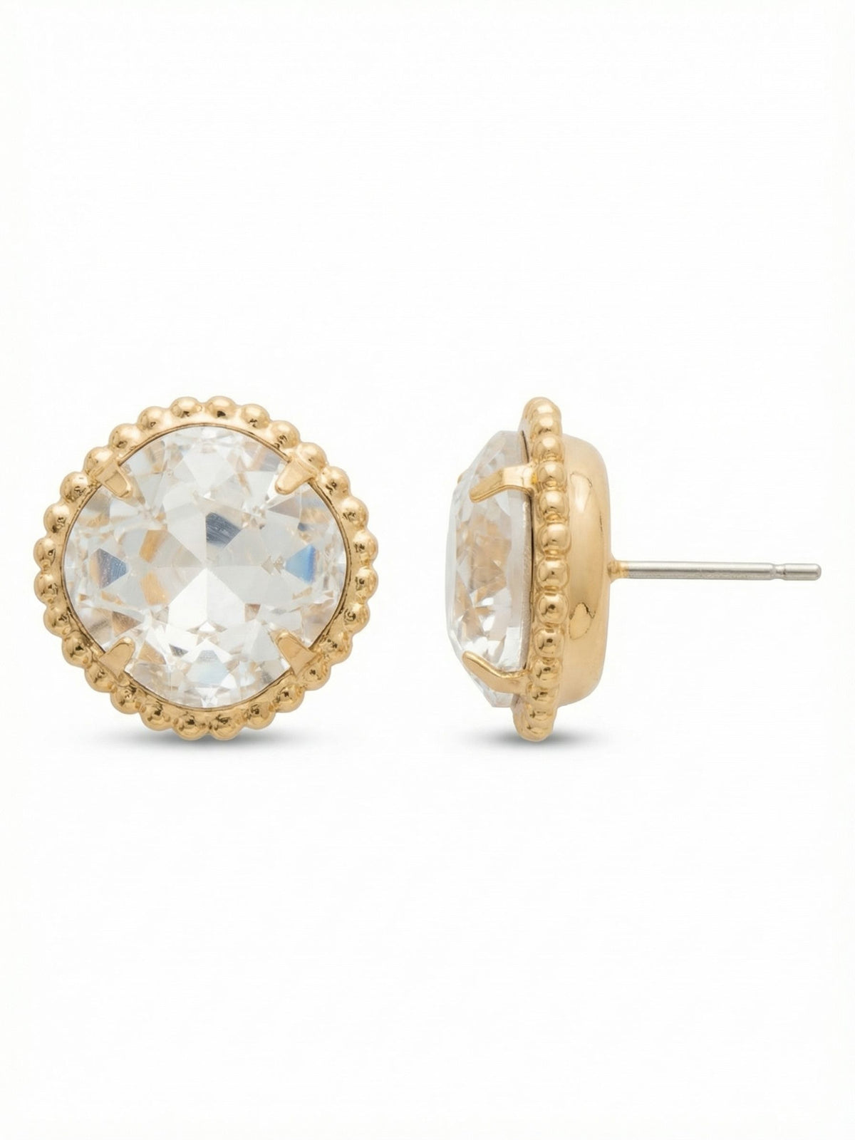 Sorrelli Crystal Cushion-Cut Solitaire Stud Earrings