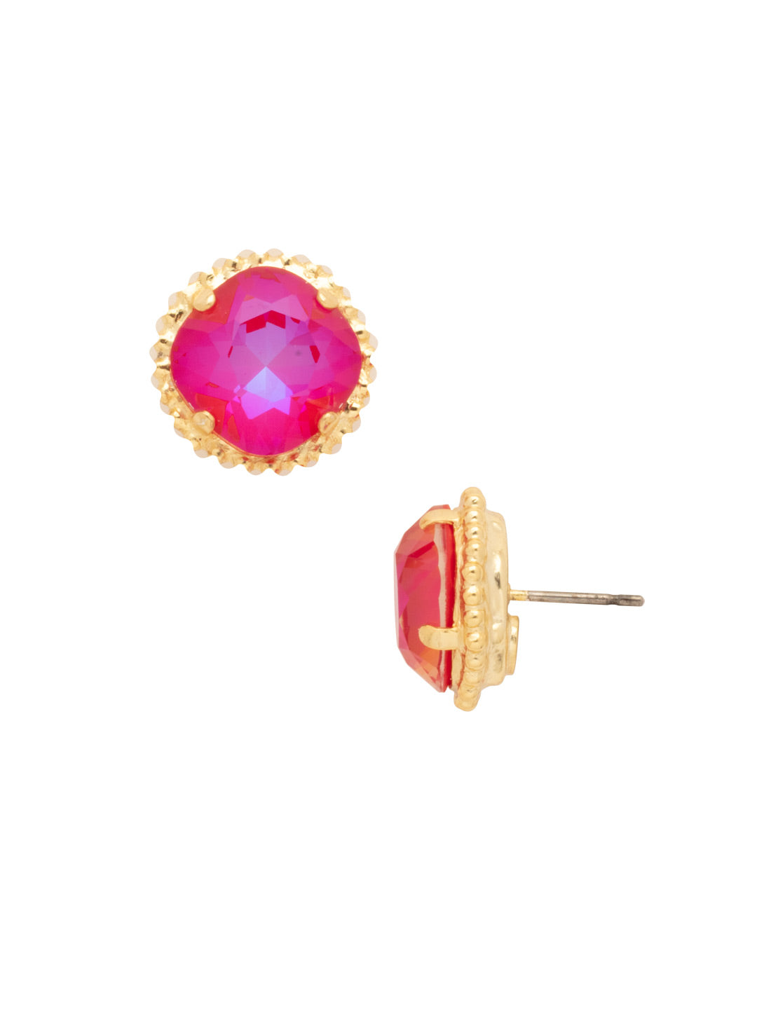 Sorrelli Red Carpet Cushion-Cut Solitaire Stud Earrings