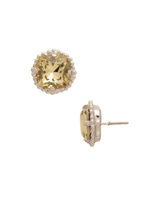 Sorrelli Jonquil Cushion-Cut Solitaire Stud Earrings