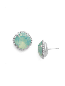 Sorrelli Pacific Opal Cushion-Cut Solitaire Stud Earrings