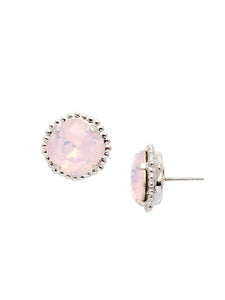 Sorrelli Rose Water Cushion-Cut Solitaire Stud Earrings