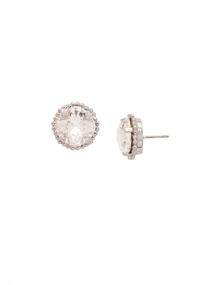 Sorrelli Crystal Cushion-Cut Solitaire Stud Earrings