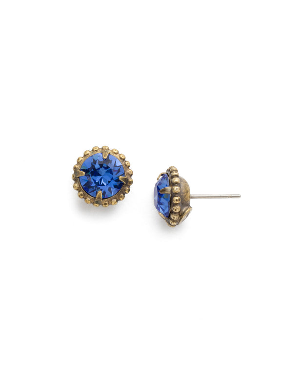 Sorrelli Sapphire Simplicity Stud Earrings