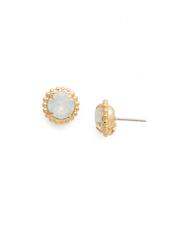 Sorrelli White Opal Simplicity Stud Earrings