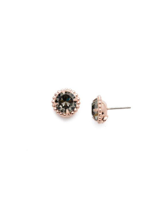 Sorrelli Black Diamond Simplicity Stud Earrings