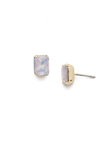 Sorrelli Rose Water Mini Emerald Cut Stud Earrings