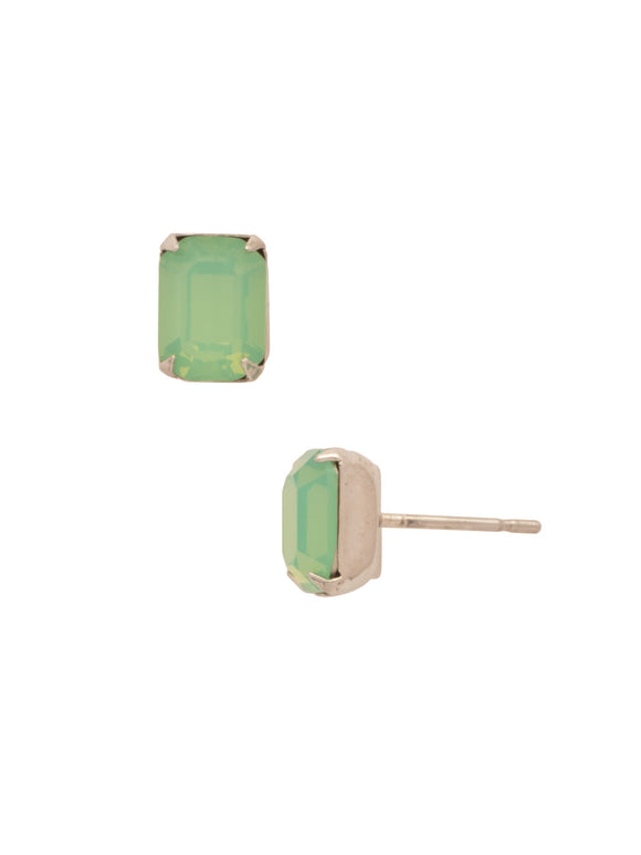 Sorrelli Pacific Opal Mini Emerald Cut Stud Earrings