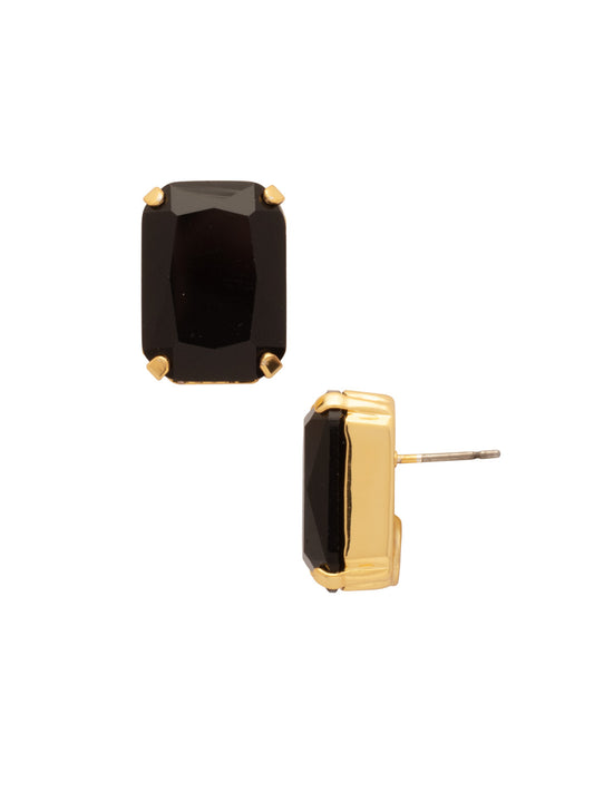 Sorrelli Jet Brynn Stud Earrings